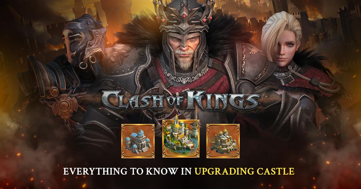 clash of kings castle upgrade