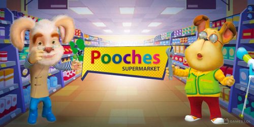Play Pooches Supermarket: Shopping on PC