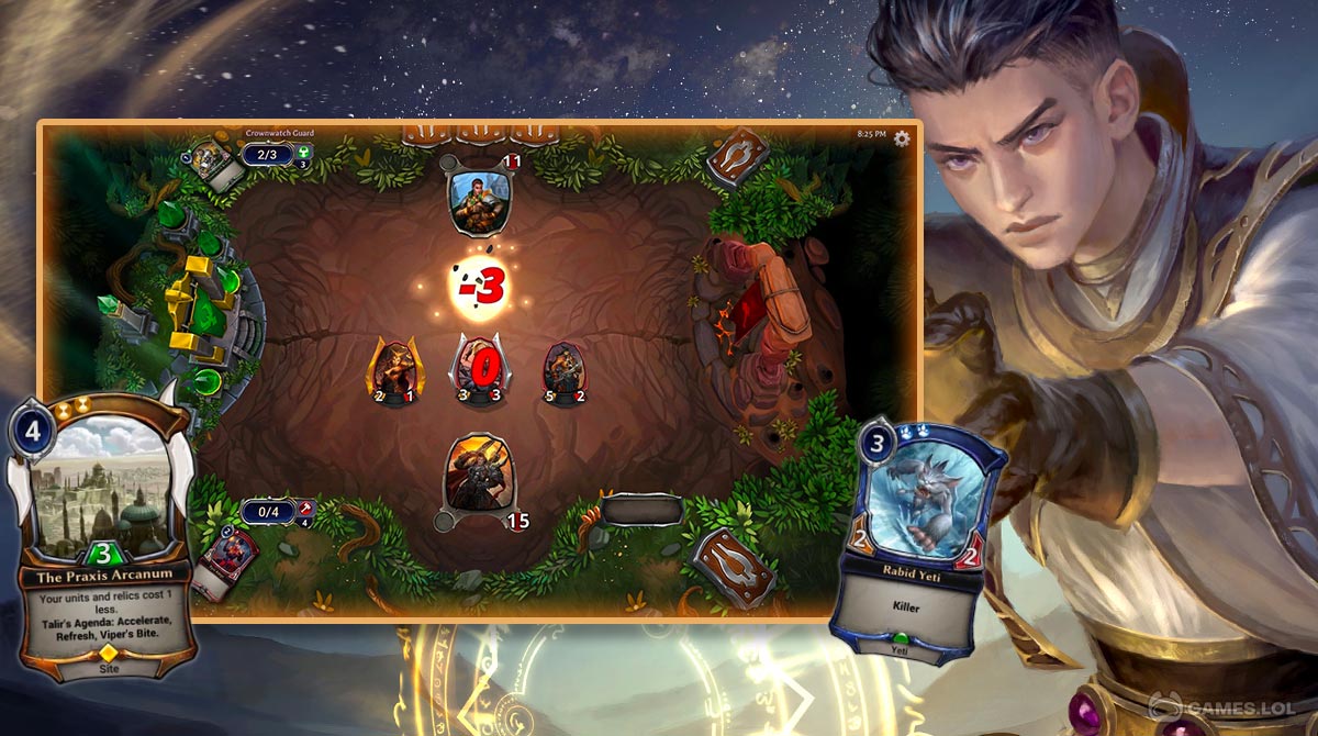 eternal card game gameplay on pc